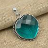 Indicolite Natural Gemstone Jewelry Pendent 925 Solid Sterling Silver