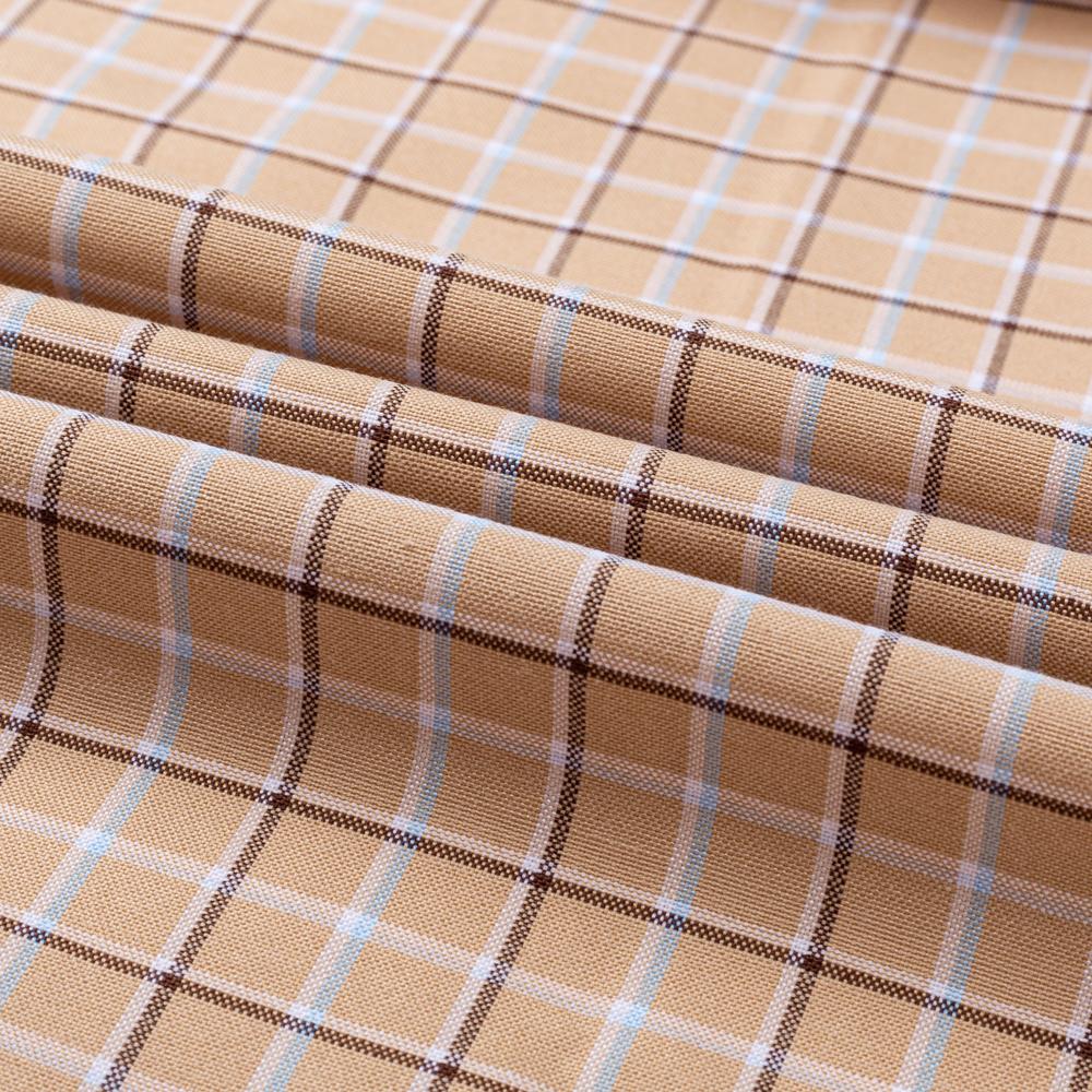 Pánská jarní letní košile s krátkým rukávem ze 100% bavlny Oxford s kapsou, kostkovaná, ležérní, lehká, prodyšná, odolná, ginghamové košile