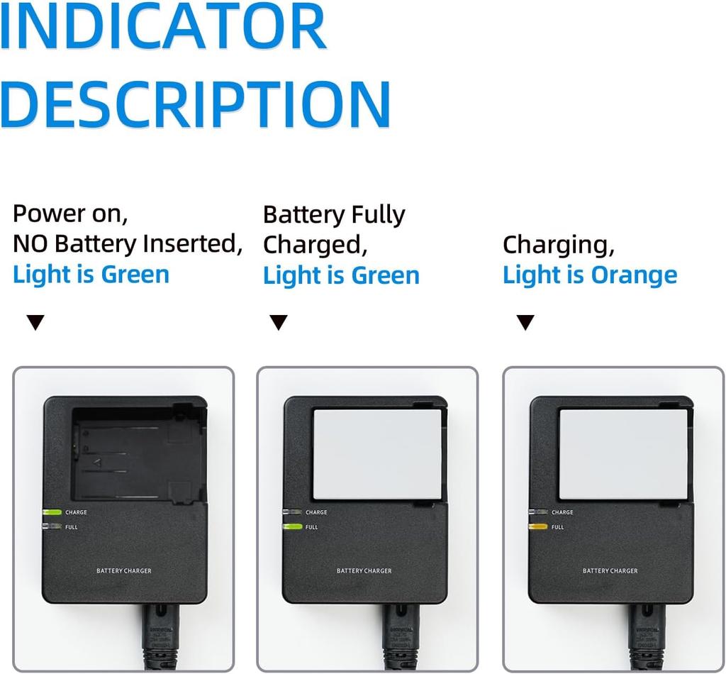 Battery Charger For En-El9 And En-El9A Batteries Compatible With D40, D40X, D60, D3000, D5000, D8000, And Mh-23 Digital Cameras