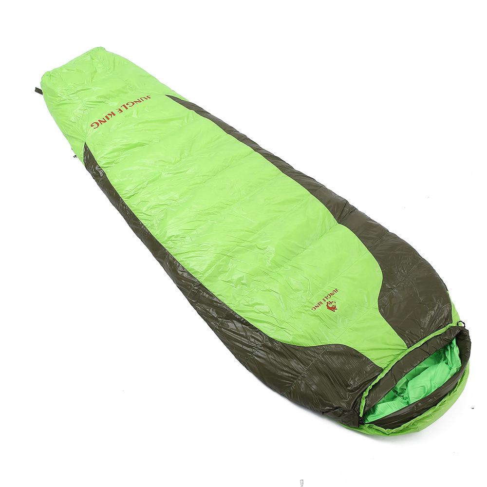 

JUNGLE KING New CY770 Outdoor Camping Sleeping Bag Hiking Nap Warm Sleeping Bag Camping Insulation Adult Portable Sleeping Bag зелений