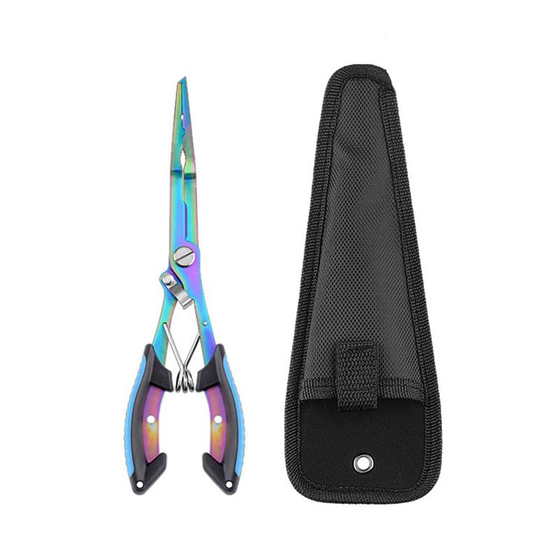 

Angling Equipment Fish Pliers Ergonomics Anti-Slip High-Strength Multifunctional Cut Fishing Line Fishing Tied Hooks Pliers