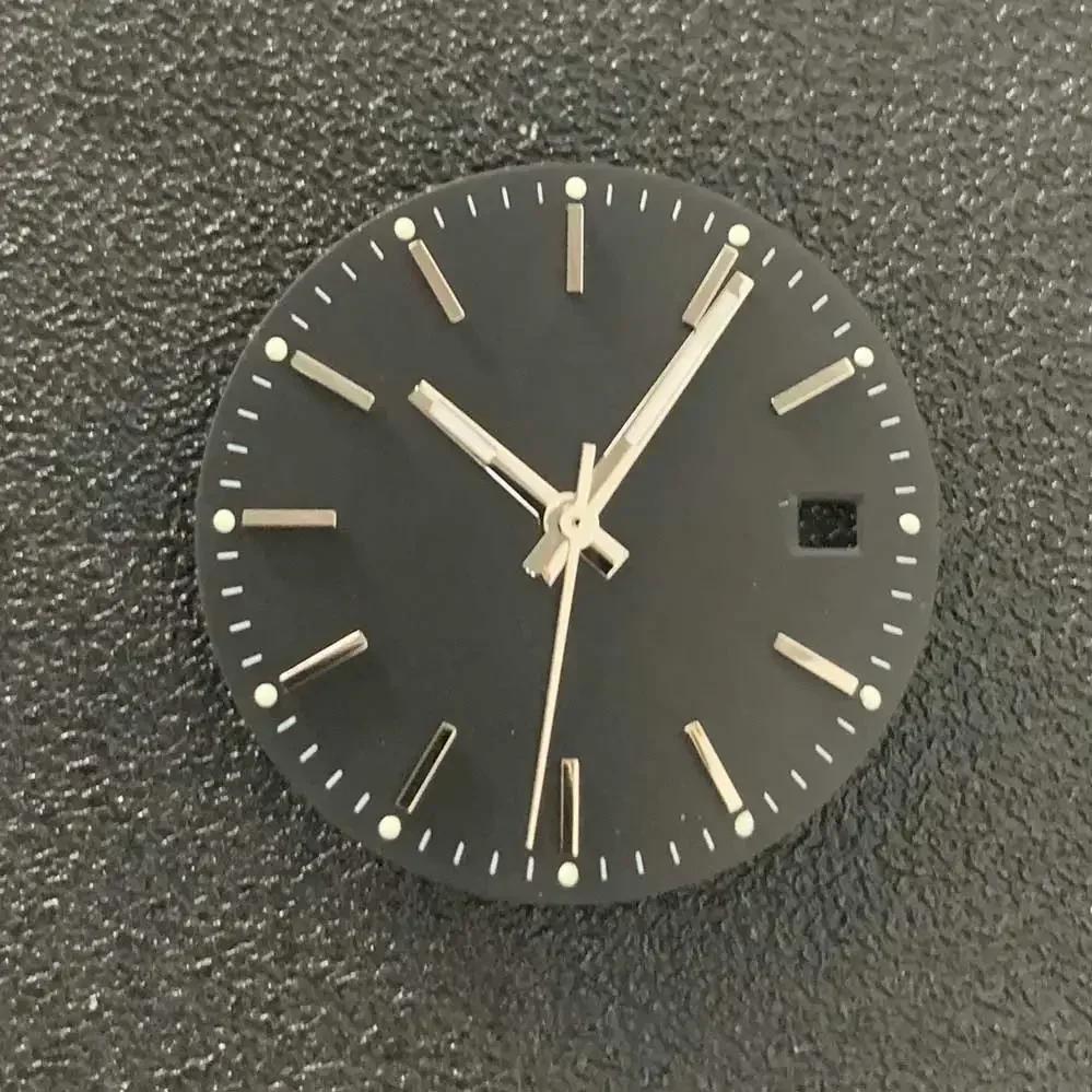 

29mm Watch Dial + Watch Hands Set Log Dial Green Luminous Watch Faces Modified Accessories for 8215/ 8200/ 2813 Movement