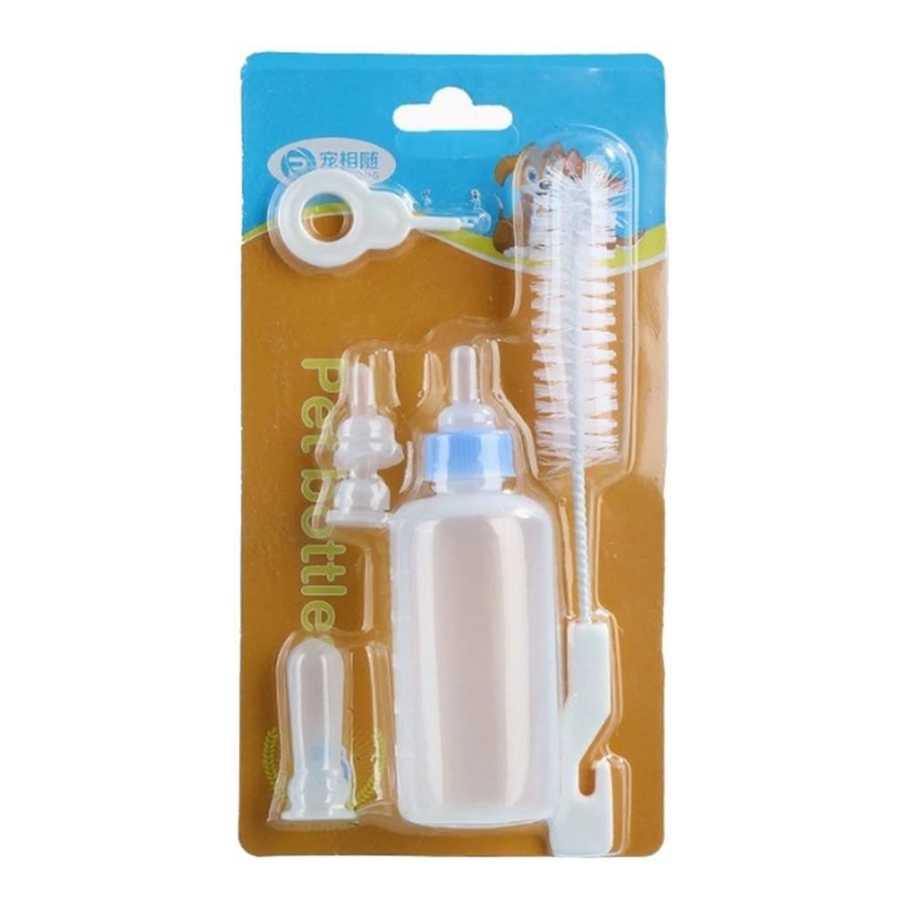 Drinking Cat Baby Nursing Pet Feeding Bottle Silicone Water Milk Feeder Cat Feeding Bottle 60ml Newborn Puppy Milk Bottle