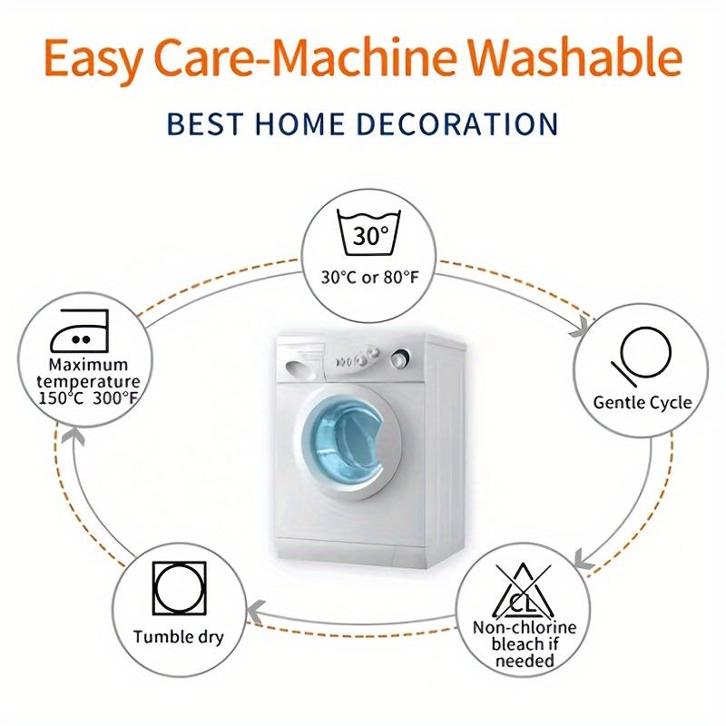 [Chic Cartoon Cat] Machine Washable Polyester Chic Cartoon Cat Throw Pillow Cover 17.7x17.7" | Contemporary Decorative Cushion Case