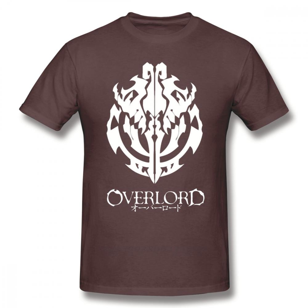 Overlord T-Shirt Overlord Anime Gildenemblem Ainz Ooal Gown T-Shirt Grafisches Kurzarm-T-Shirt Herren Übergröße T-Shirt