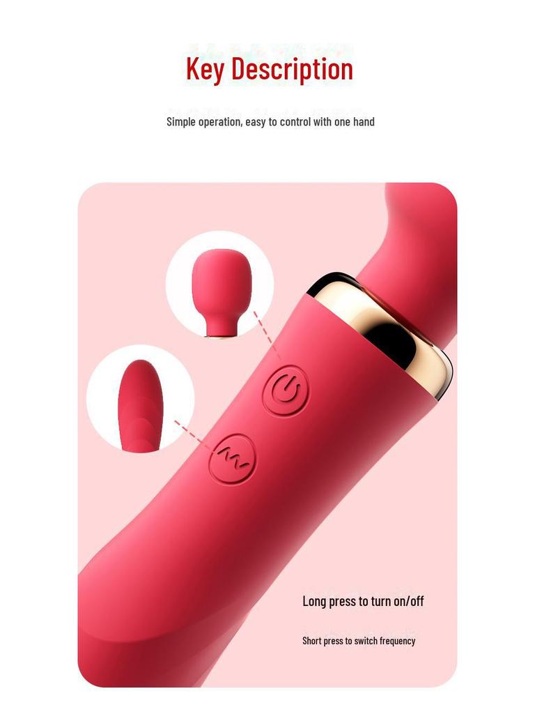 Dual-Action Heated G-Spot Vibrator with Intense Vibration for Women