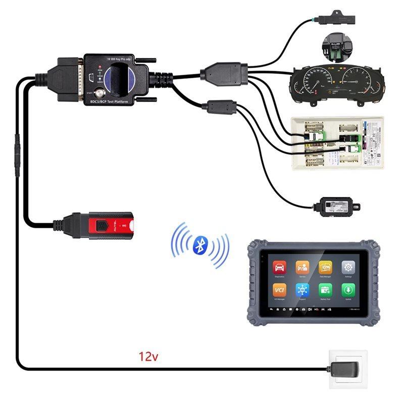 BDC3 BCP For BMW Diagnostic Test Platform Works With AUTEL IM608/LAUNCH X431 Scanners For Diagnosis