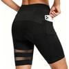 Dames Fietsshorts 5/8 Lengte Met Gelkussen Ademend Hoge Stretch Compressie Pasvorm