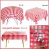 Yuzhuxun Disposable Checkered Tablecloth