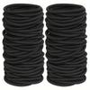 10/30/50PCS 4MM Black Small Hair Ties Elastic Hair Ties Ring Ponytail Holders for DIY Women Man Thick Curly Headband Accessories