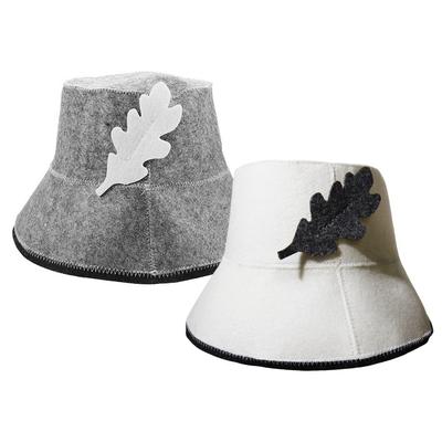 Breathable And Lightweight Water Absorbent Hat Felt Sauna Cap Sauna Bucket Hat