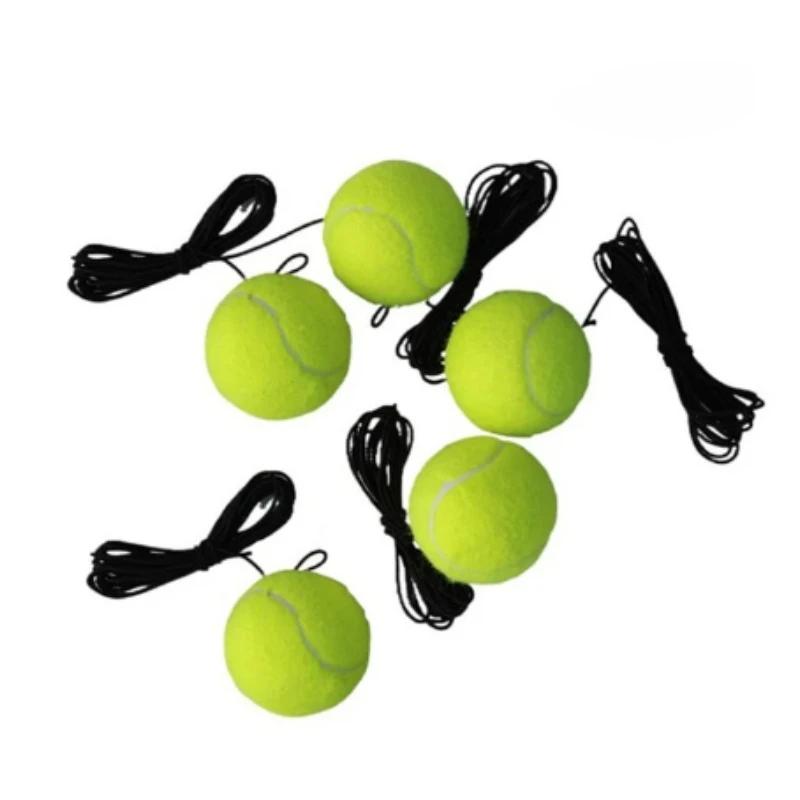 Baza de antrenament cu minge de tenis, 1/2/5 buc, cu frânghie, echipament de antrenament pentru tenis, echipament de antrenament de tenis autodidact pentru rebounder