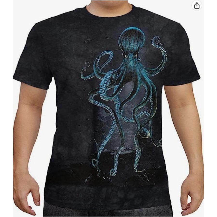 Sport Wear Men Animal Simple T Shirts Summer Round Neck Tees Short Sleeve Top Men's Plus Size 3d Print T Shirt