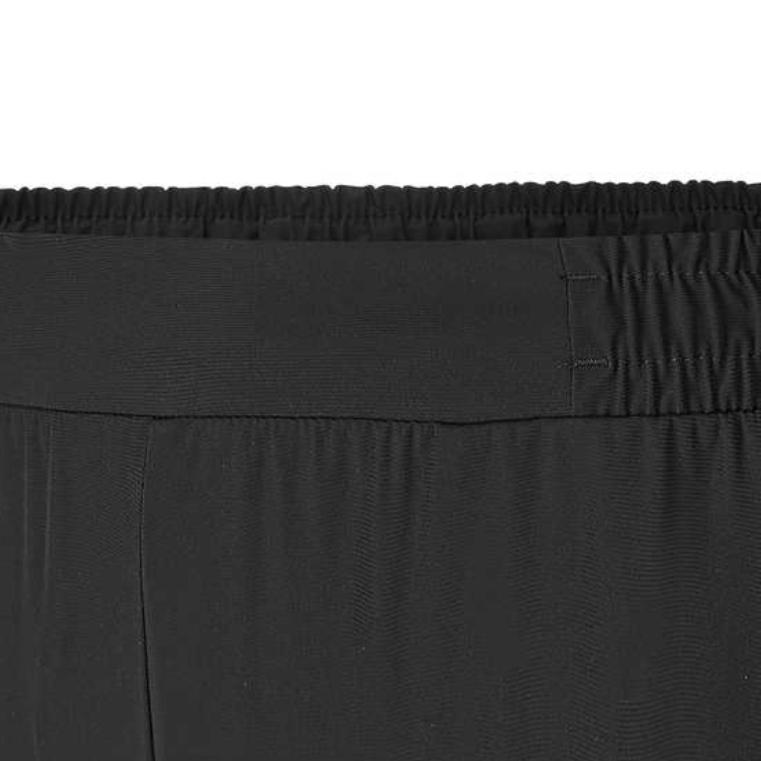 Skechers Comfortable Solid Color Mid-Rise Cooling Knit Sports Pants Women Bottoms Carbon-Black P225W266-0018