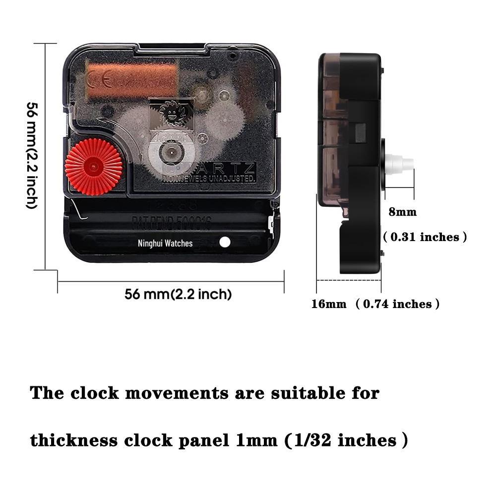 Sun Silent Quartz Clock Movement 12888 with Scanning Sun Axis