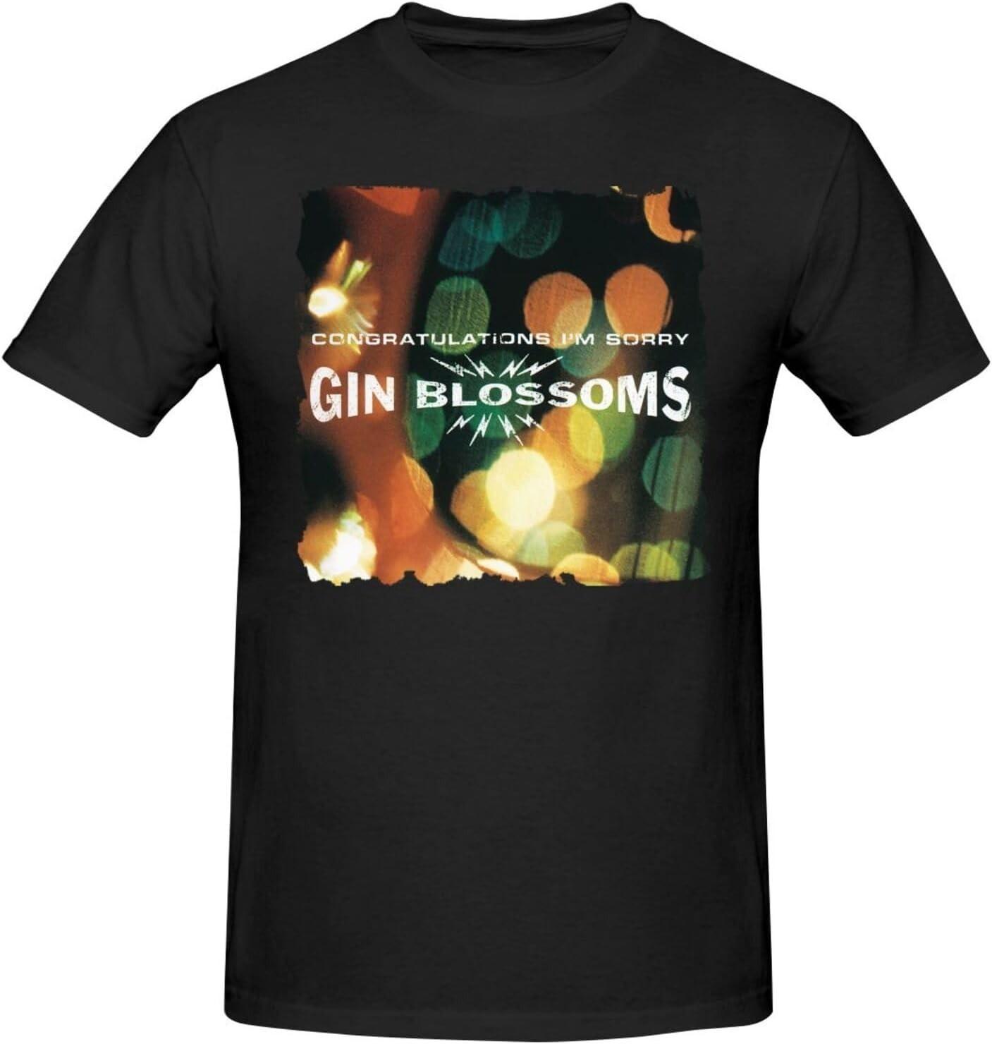 Gin Music Blossoms Band T Shirt Man s All size S-5XL L499 XXXXL