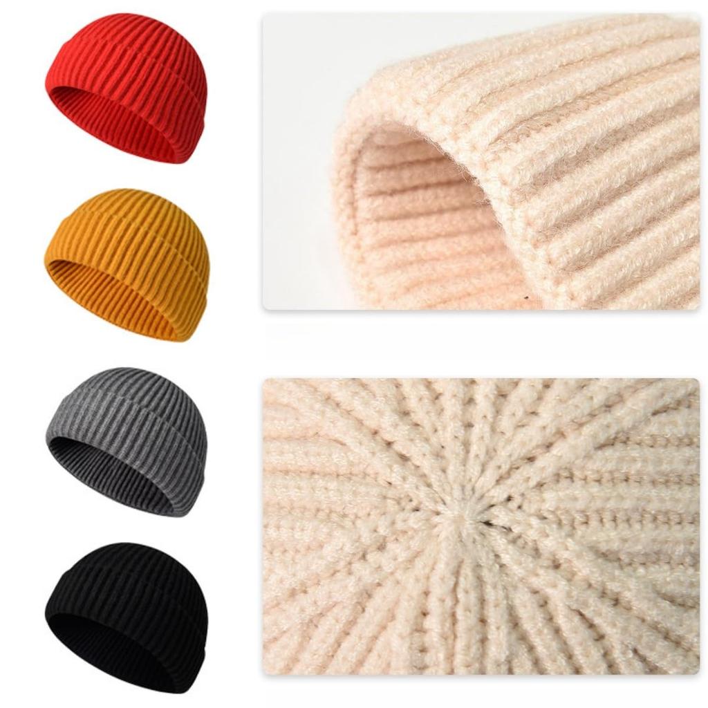 Weuiean Unisex Knit Beanie for Men and Windproof and Foldable KANZ-23 (Black) - Women,