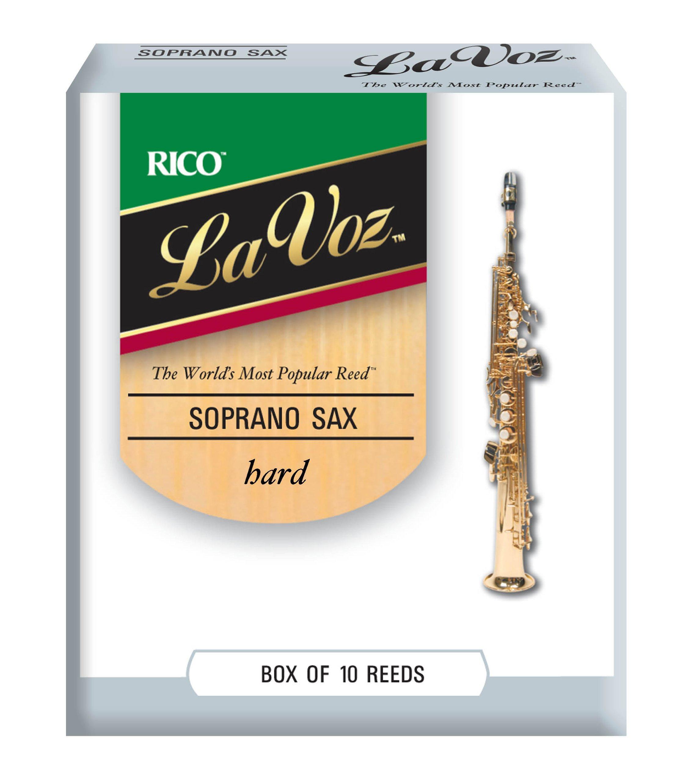 Трости для сопрано-саксофона WoodWinds LA VOZ RIC10HD D Addario D Addario [Жесткие] Упаковка 10 шт.