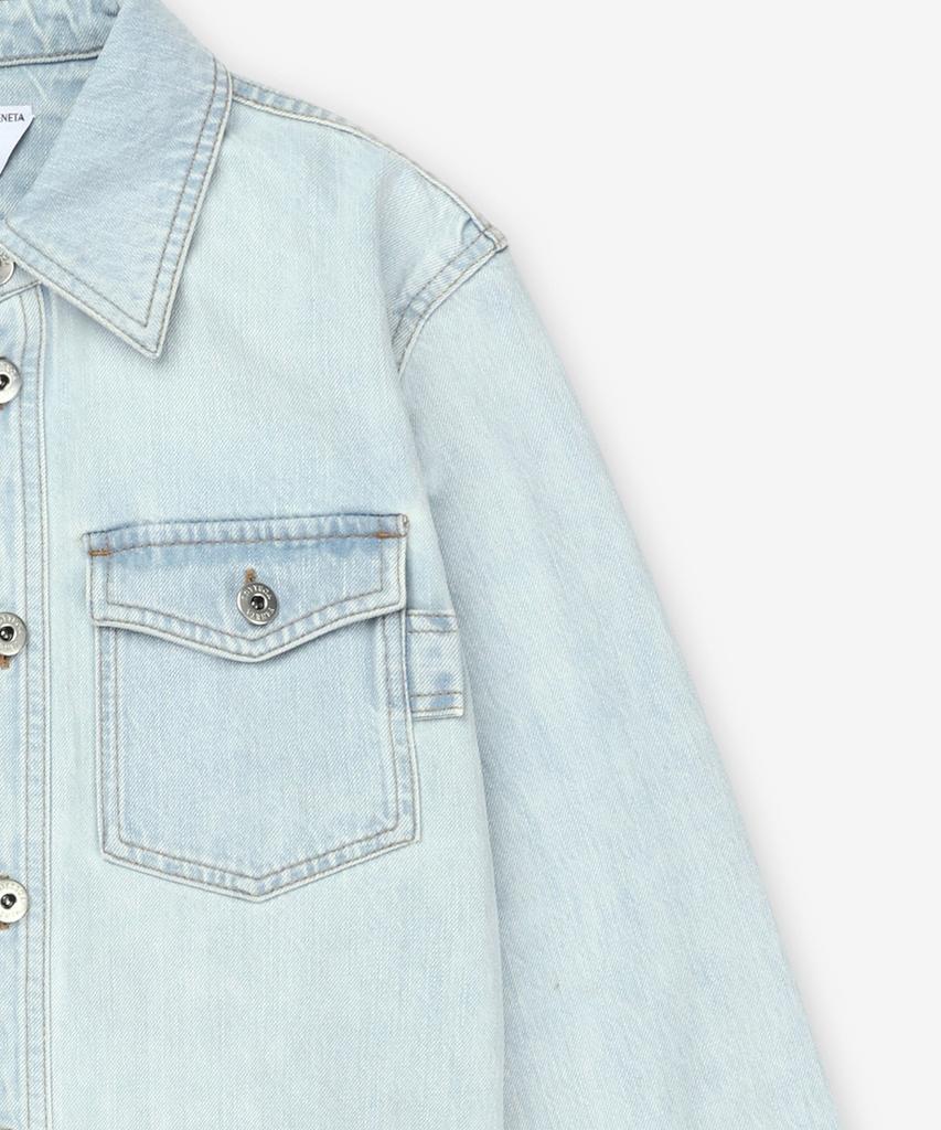 BOTTEGA VENETA Extra Bleach Denim Shirt - Light Blue / 813498V4Zr04132