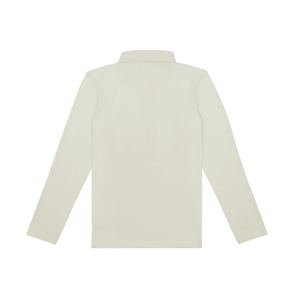 Anta Business Casual Sports Fashion Comfortable Lightweight Versatile Long Sleeve T-Shirt Half Open Collar Light Warm Fleece Knit 152547402RN-2