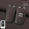 Premium Full-Wrap Key Cover for 2018-2019 Toyota Highlander 7-Seater, Two-Button Model