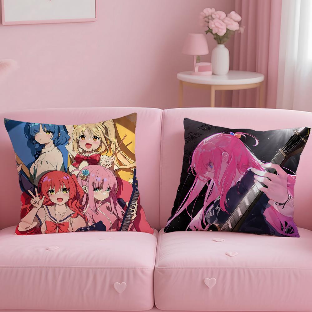 BBocchi tThe RockSS Cushion Cover Comfortable Reversible Pillow Cover Ideal for Car Sofa Bedroom & Beyond