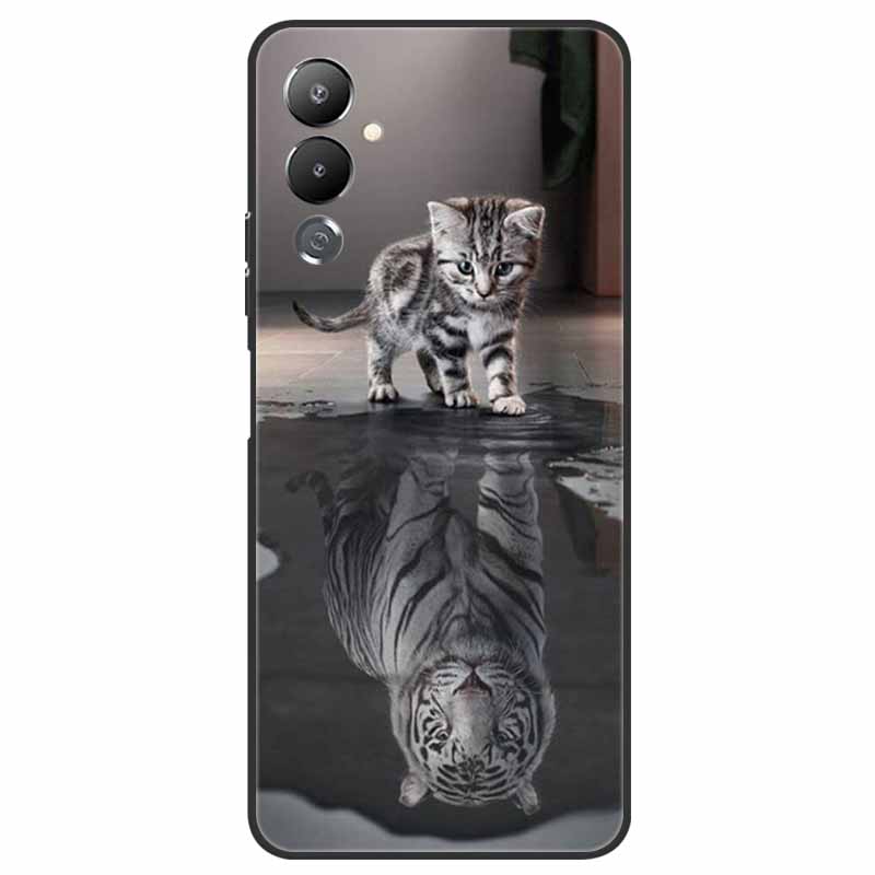 For Tecno Pova 4 Case LG7n Lovely Fashion TPU Silicone Cover for Tecno Pova 4 Phone Cases Pova4 Shockproof Soft Shell Funda Cute