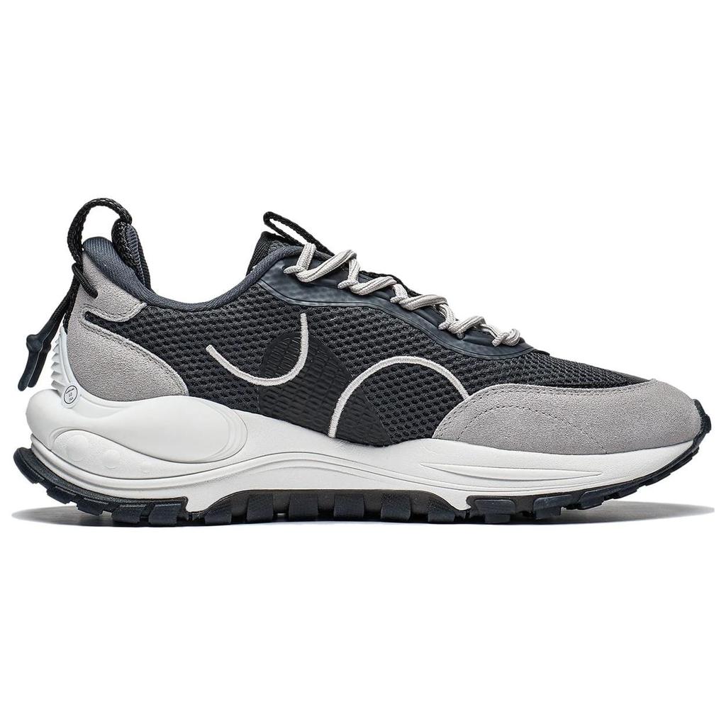 Li Ning CF Casual Shoes Men's Low Top Black/Gray AGLT073-3