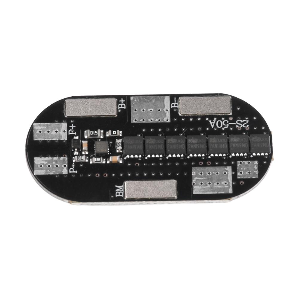 2S 50A Battery Protection Board 3.7V Low Power Consumption with Passive Balancing Reverse Connection Protection for 21700 Fan