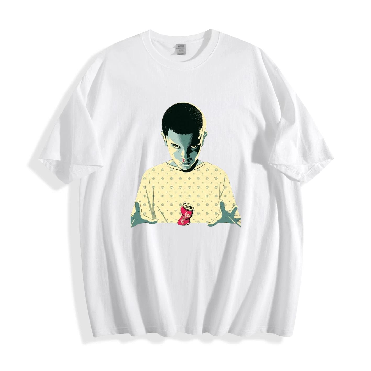 Stranger Things Eleven Psychedelic T-Shirt - Edgy Show Themed Design Unisex Tee S