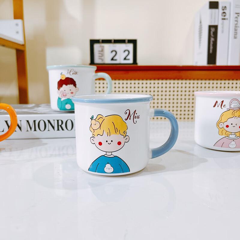 Shuangqi Cartoon Ceramic Breakfast Mug