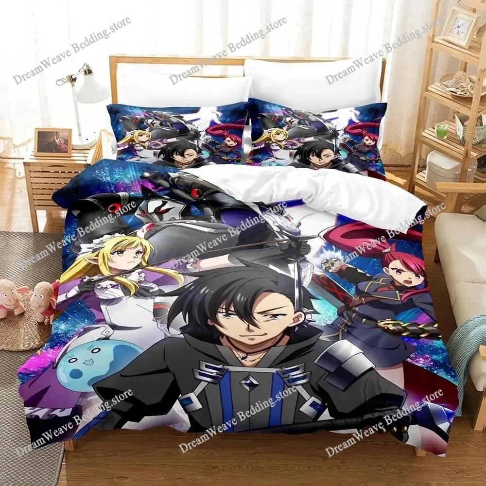 3D Print Anime Black Summoner Bedding Set Duvet Cover Bed Set Quilt Cover Pillowcase Comforter King Queen Size Boys Adult963