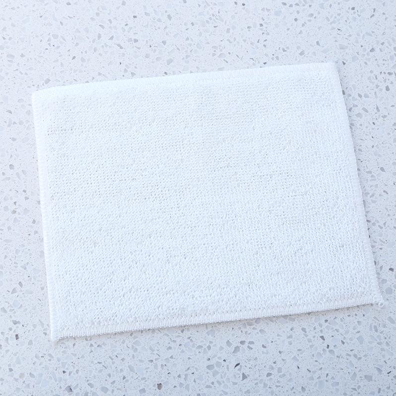 

Кухонная тряпка из бамбукового волокна, полотенце для посуды, впитывающее воду, не содержащее масла, оптовая продажа, чистящая салфетка, ленивая тряпка, скидка 18*23 белый