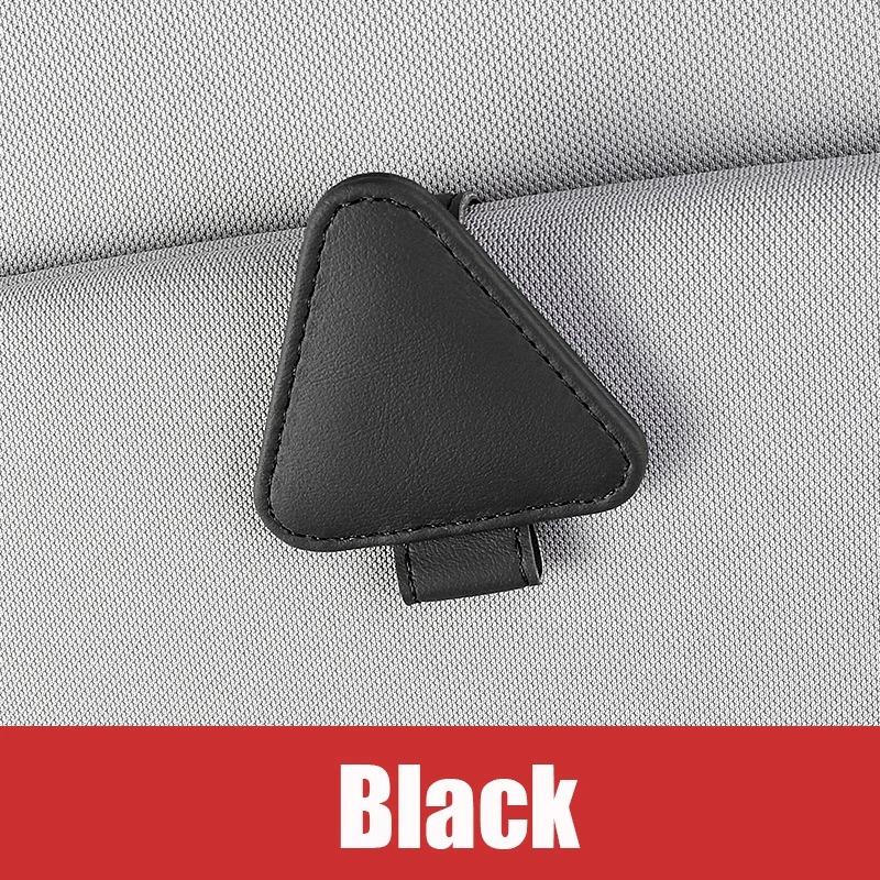 

Universal Car Sun Visor Clip for Sunglasses Auto Microsoft Leather Eyeglass Hanger Bill clip Glasses Mount чёрный