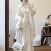 2025 Autumn/Winter Cloak & Mermaid Dress: Elegant Two-Piece Set