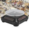 Jewelry Display Stand Solar Powered Rotating Turntable Electric Jewelry Display Tool Black