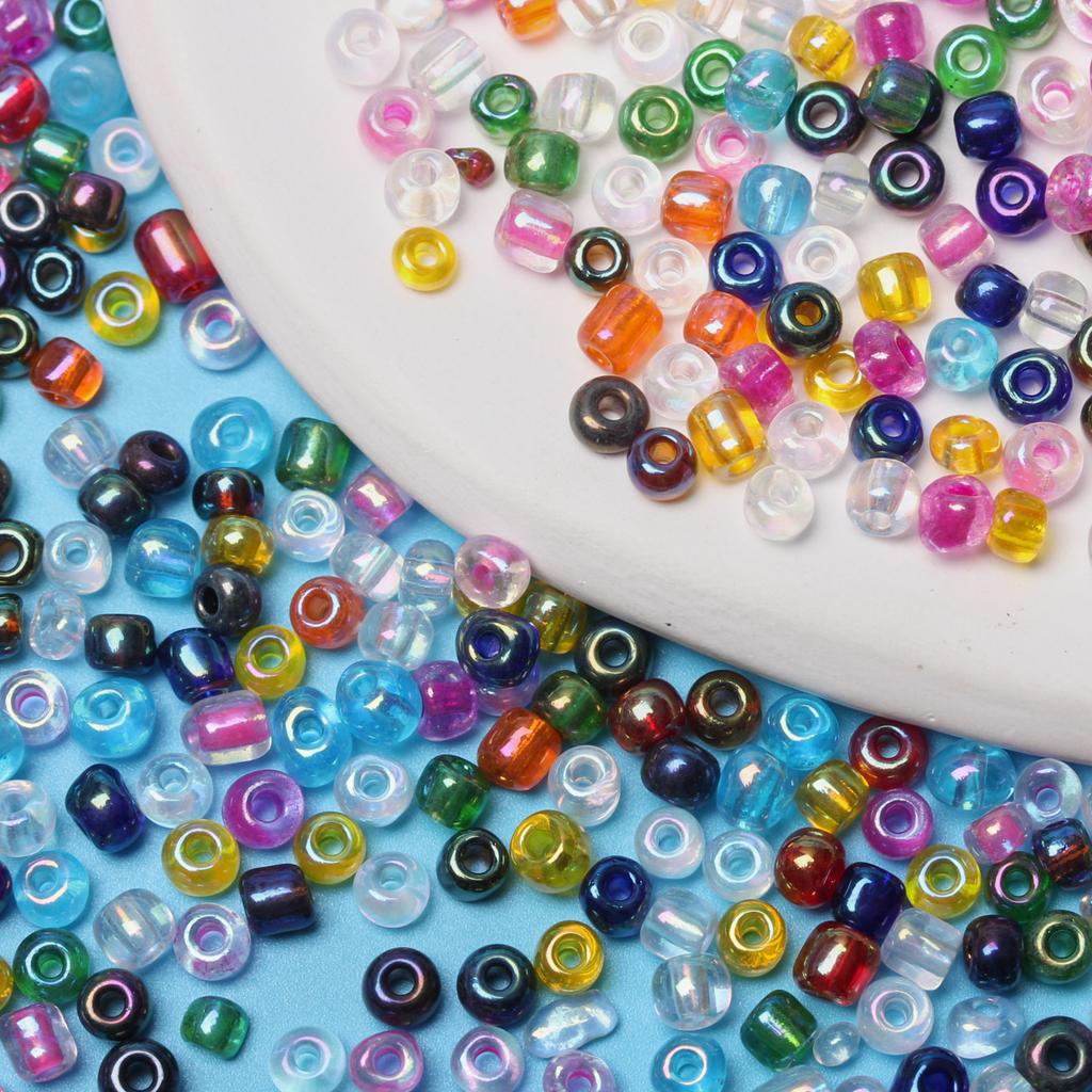 Home Party Supplies Jewelry Making Necklace Bracelet 500-100Pcs 2/3/4mm DIY Accessories Glass Mini Bead DIY For Pendant Loose Beads