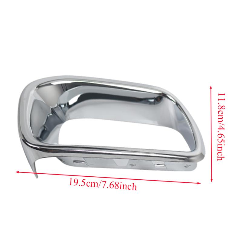 For BMW Mini F55 F56 F57 2014- Chrome Car Front Bumper Fog Light Air Duct Intakes Vents Cover Shell 51117337811 51117337812