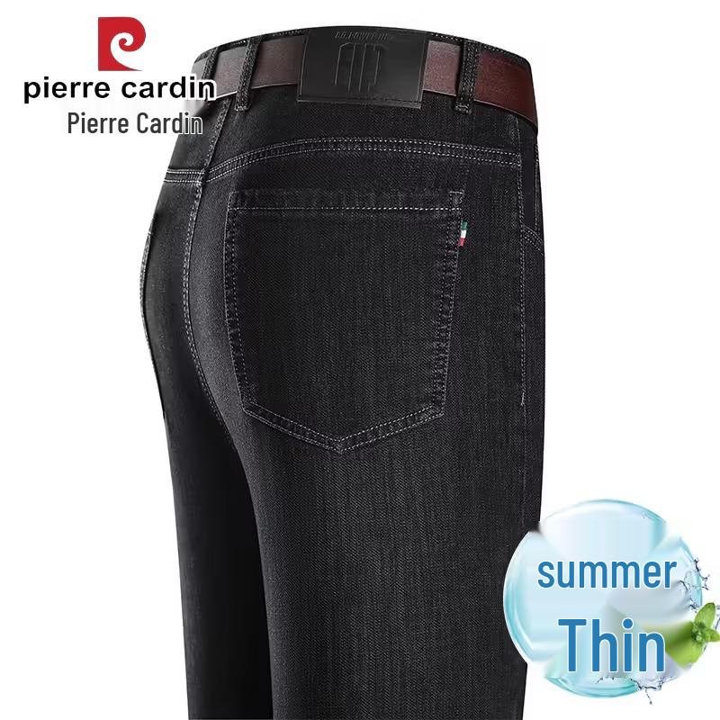 Pierre Cardin Men s Ice Silk Stretch Straight Jeans 33