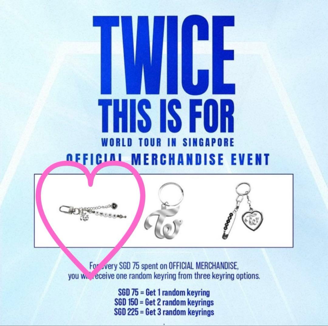 

[USED] TWICE novelty keychain