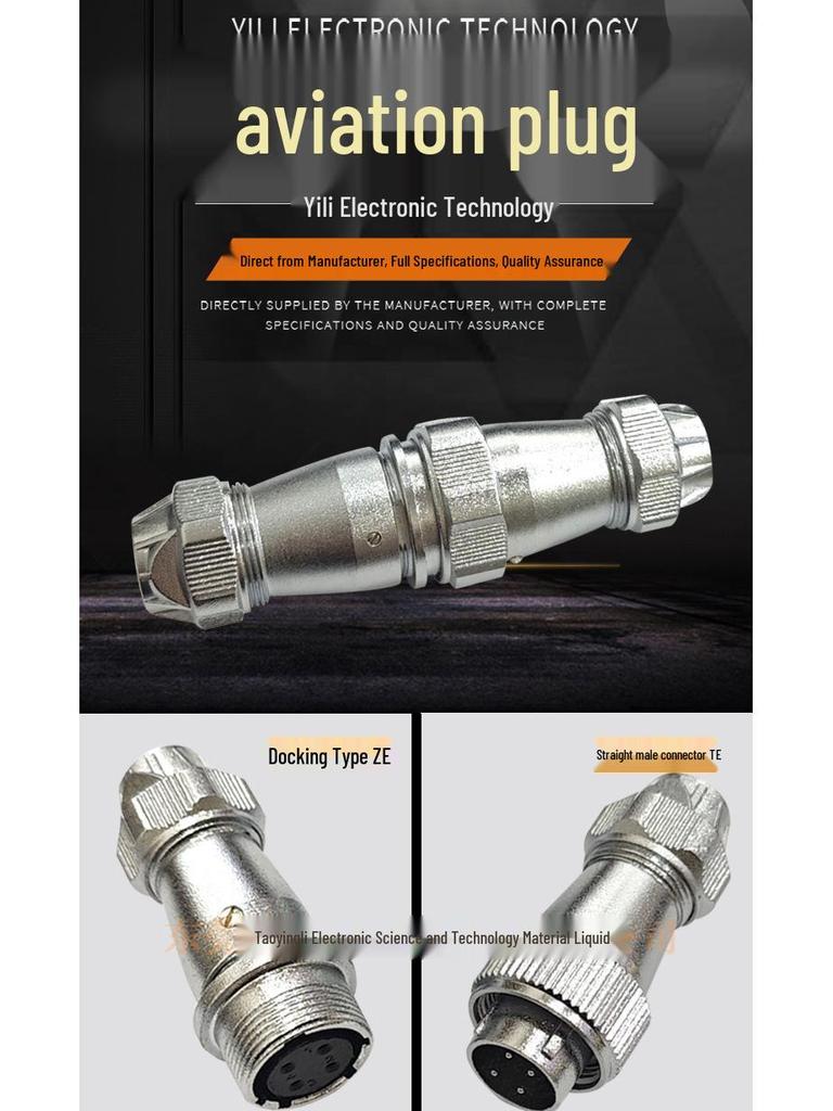 WF28 Waterproof Aviation Plug & Socket Connector, 26-Pin, Weipu.