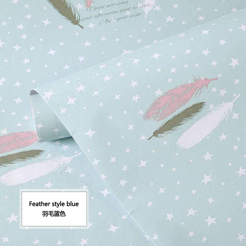Self Adhesive Wallpaper waterproof Moisture-proof Bedroom Living room Decoration Wallpapers Room Dormitory Renovation Wall Paper