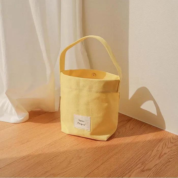 [Agnes Project] Peanut Tote Bag_Lemon