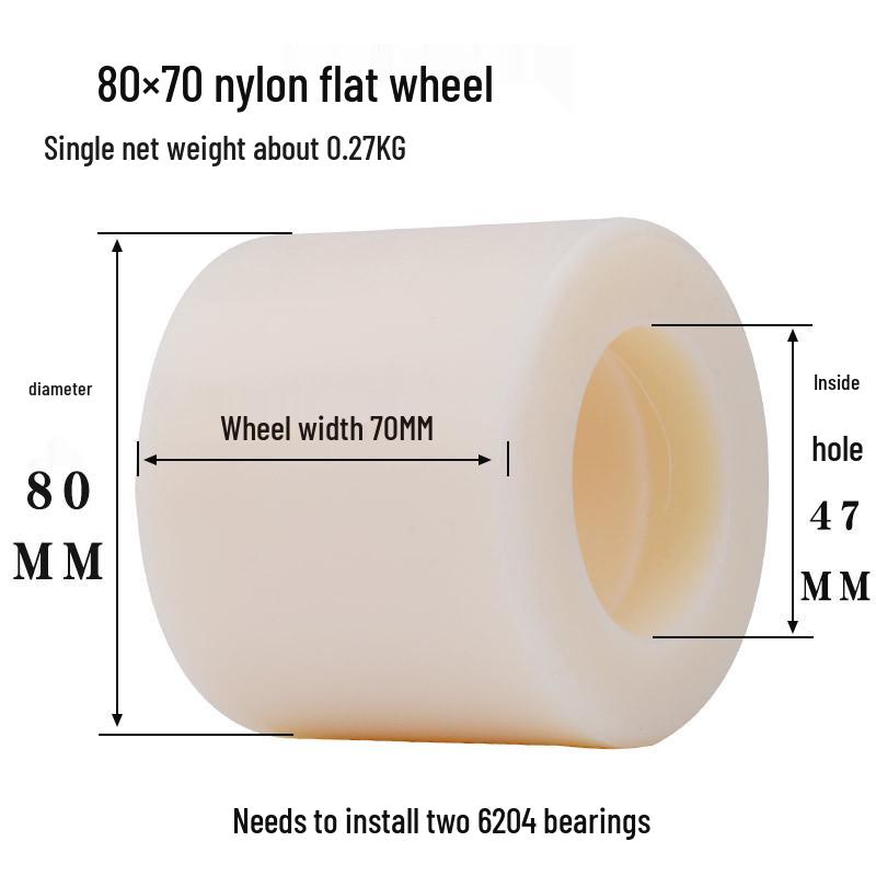 Transpalet Hidraulic Roți Nailon și Miez de Fier Accesorii Stivuitor PU