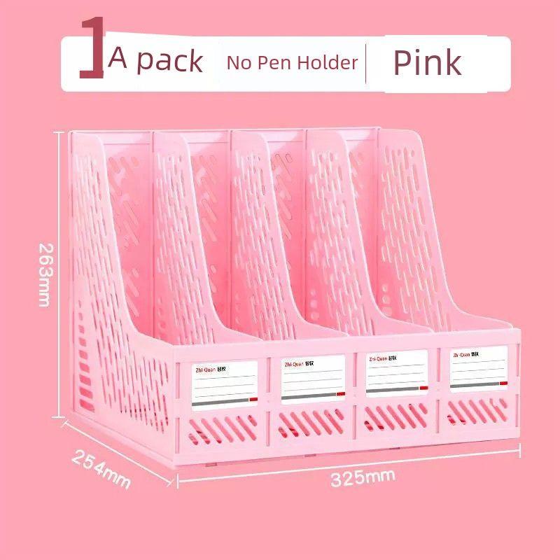 File Rack File Storage Box Storage Rack File Column File Box Office Desk Supplies File Shelf File Tray Desk Folder Surface Book Stand Book Stand File