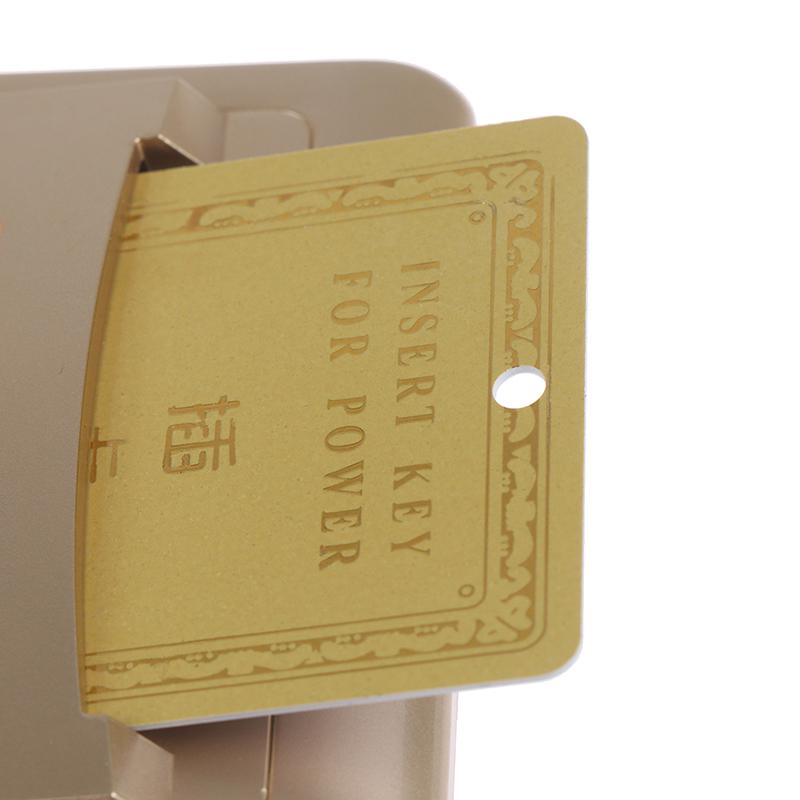 For Hotels Motels Luxury Guest Room Energy Saving Wall Switch Key Card Holder