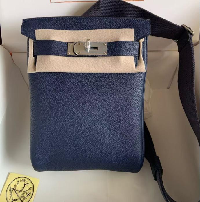 

Сумка кросс-боди Sense класса люкс из верхнего слоя ягнячьей кожи для женщин, большая вместимость, универсальный стиль, новинка 18x26x8 синий