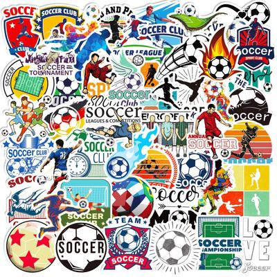 50 New Temu Product Green Football Stickers American Children's Soccer Sticker Football Stickers