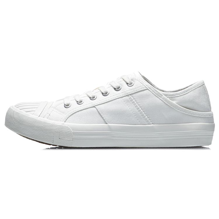 

Li Ning Classic Casual Low-Top Skate Shoes Men Sneakers White AGCR103-3 39⅔