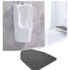 Slip Resistant Absorbing Bathroom Mat For Male Urinal Durable Polyester Fiber Easy Cleaning Floor Protectors Urinal Rug